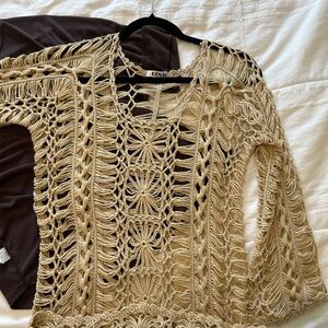 Crochet lace top